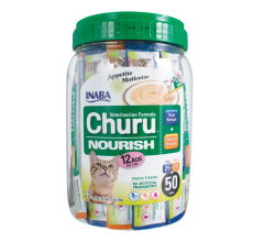 Inaba Churu Nourish 14g - ( Sold Per Jar) 50- Pcs Cat Food Treats
