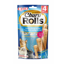 INABA CHURU chicken recipe wraps tuna with scallop recipe 40g/4 sticks per pack