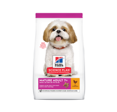 Hill's Science Plan Small & Mini Mature Adult 7 + Dog Food with Chicken - 3kg
