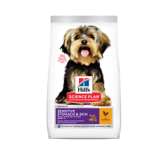Hill's Science Plan Sensitive Stomach & Skin Small & Mini Adult Dog Food with Chicken - 1.5kg