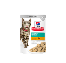 Hill’s Science Plan Perfect Weight Adult Cat Food With Chicken - 85g