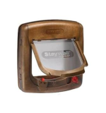 PetSafe Magnetic 4 Way Locking Deluxe Cat Flap - Wood Grain
