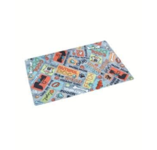 Drymate Dog Bowl Place Mat Cool Dog Grey 12x20cm