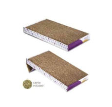 SmartyKat Super Scratcher+ Double Wide Corrugate Cat Scratcher with Infused Catnip