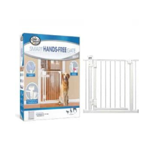 Four Paws Metal Foot Release Dog Gate, 30-34 x 32 and