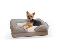 K&H Pillow-Top Orthopedic Lounger 18x24/46X61Cms Classy Tan