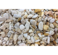 Nutrapet Machine-made pebble washed (WHITE/GOLDEN) 10 KG