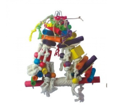 Nutrapet Hanging Bird Toy L40*W8*H35.5cms