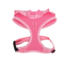 PUPPIA VIVIEN HARNESS A PINK M Neck 11.5" Chest 15-22""