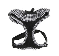 PUPPIA VIVIEN HARNESS A BLACK M Neck 11.5" Chest 15-22"
