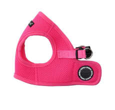 PUPPIA NEON SOFT VEST HARNESS B PINK L Neck 11.41" Chest 16.92"