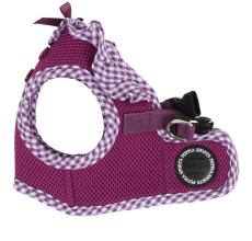 PUPPIA VIVIEN HARNESS B PURPLE L Neck 11.41" Chest 16.92"