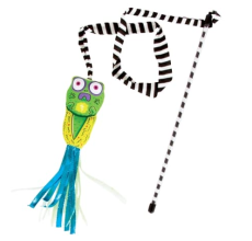 Petmate Fat Cat Catfisher Teasers –Tadpole Wand