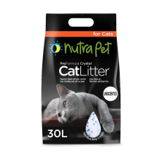 Nutrapet Cat Litter Silica Gel 30L 20KGS- Non Scented- SOLD PER BOX