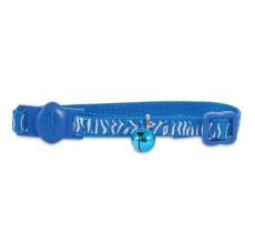 Petmate Fashion Cat Collar 8-12" Reflective Tiger Blue