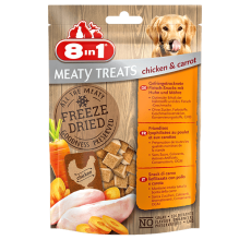 8in1 Dog Freeze Dried Chicken Carrots 50g