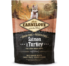 Carnilove Salmon & Turkey for Large Breed Puppies 1.5kg