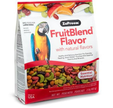 Zupreem FruitBlend Flavor Large Parrot Food 2lb (0.91kg)
