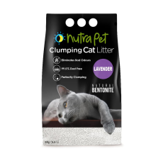 NUTRAPET CAT TURKISH BENTONITE 5KG LAVENDER ( SCENTED+ CLUMPING)