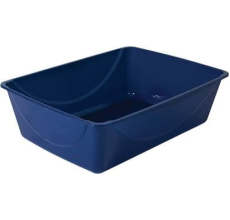 PETMATE BASIC LITTER PAN JUMBO ~ SAPPHIRE BLUE