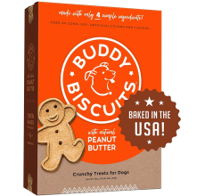 Buddy Biscuits Crunchy Treats with Peanut Butter - 16 oz.