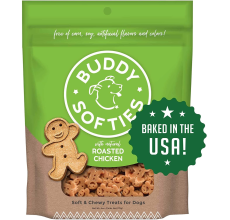 Buddy Biscuits Grain Free Chewy Treats with Roasted Chicken - 5 oz.