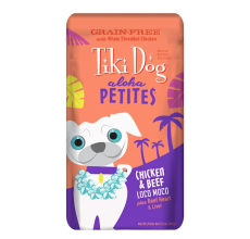 Tiki Dog Aloha Petites Wet Dog Food Chicken & Beef Loco Moco - 3.5 oz. can
