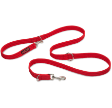 COA HALTI Double Ended Lead Red Large