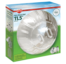 Kaytee Run-About Ball Giant Clear 4/11.5In Balls And Wheels