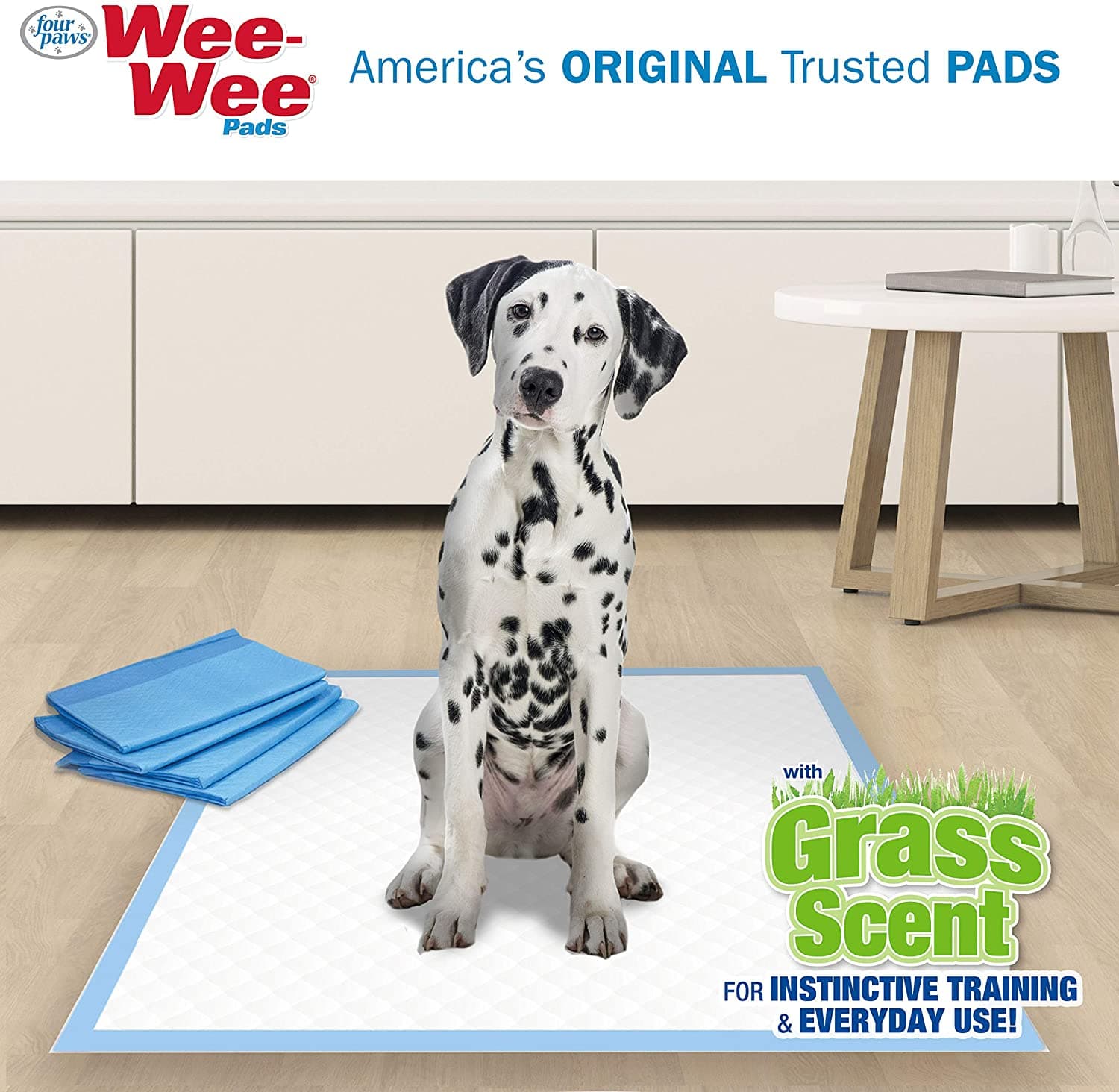 Four Paws Wee-Wee Grass-Scent Pads 50 Count