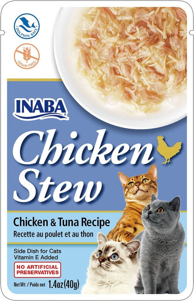 INABA chicken & tuna recipe 40g /per Pc
