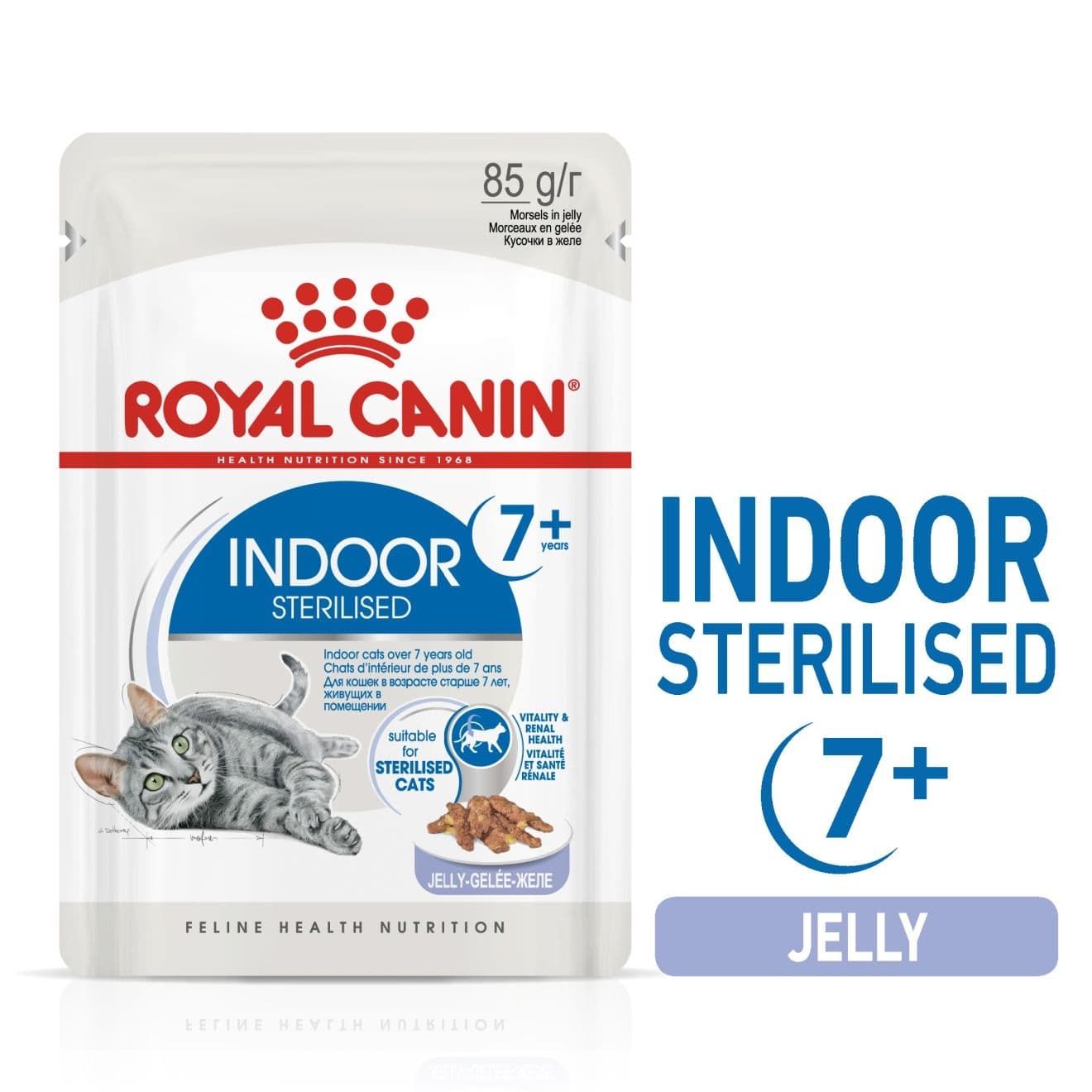 Royal Canin Feline Health Nutrition Indoor 7+ Sterilised Jelly (WET FOOD - Pouches)
