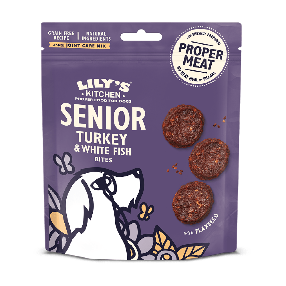 Lily's Kitchen Turkey & Whitefish Senior Dog Treats (70g)