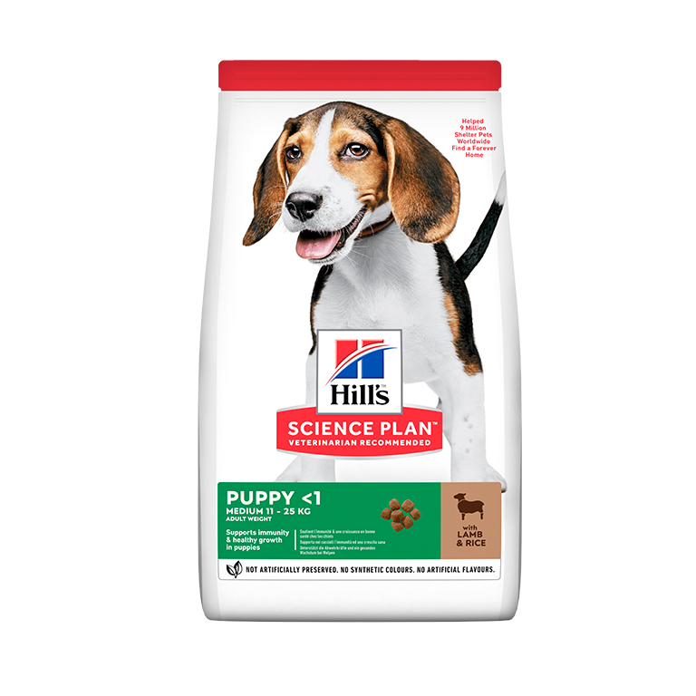 Hill's Science Plan Medium Puppy Food with Lamb & Rice - 2.5kg