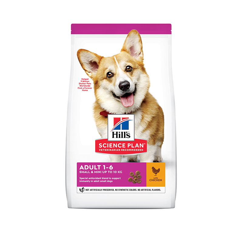 Hill's Science Plan Small & Mini Adult Dog Food with Chicken - 3kg