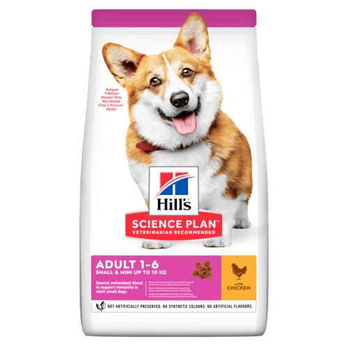 Hill's Science Plan Small & Mini Adult Dog Food with Chicken - 10kg