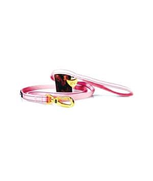 Dogness Reflective Neoprene Pink Leash