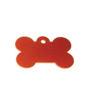 Imarc Pet Tag Bone Large Orange