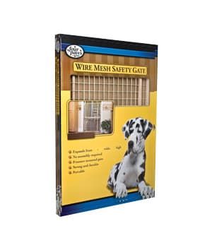 Four Paws Wire Mesh Safety Gate with Coated Wire 24