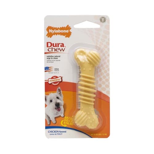 Nylabone Dura Chew Textured Chicken Blister Card Regular