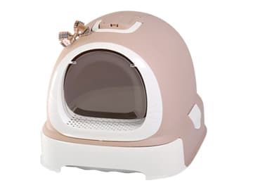 Nutrapet Fantastic Cat Litter Toilet - BROWN(Small Cats) ) L52×W42×H40cm