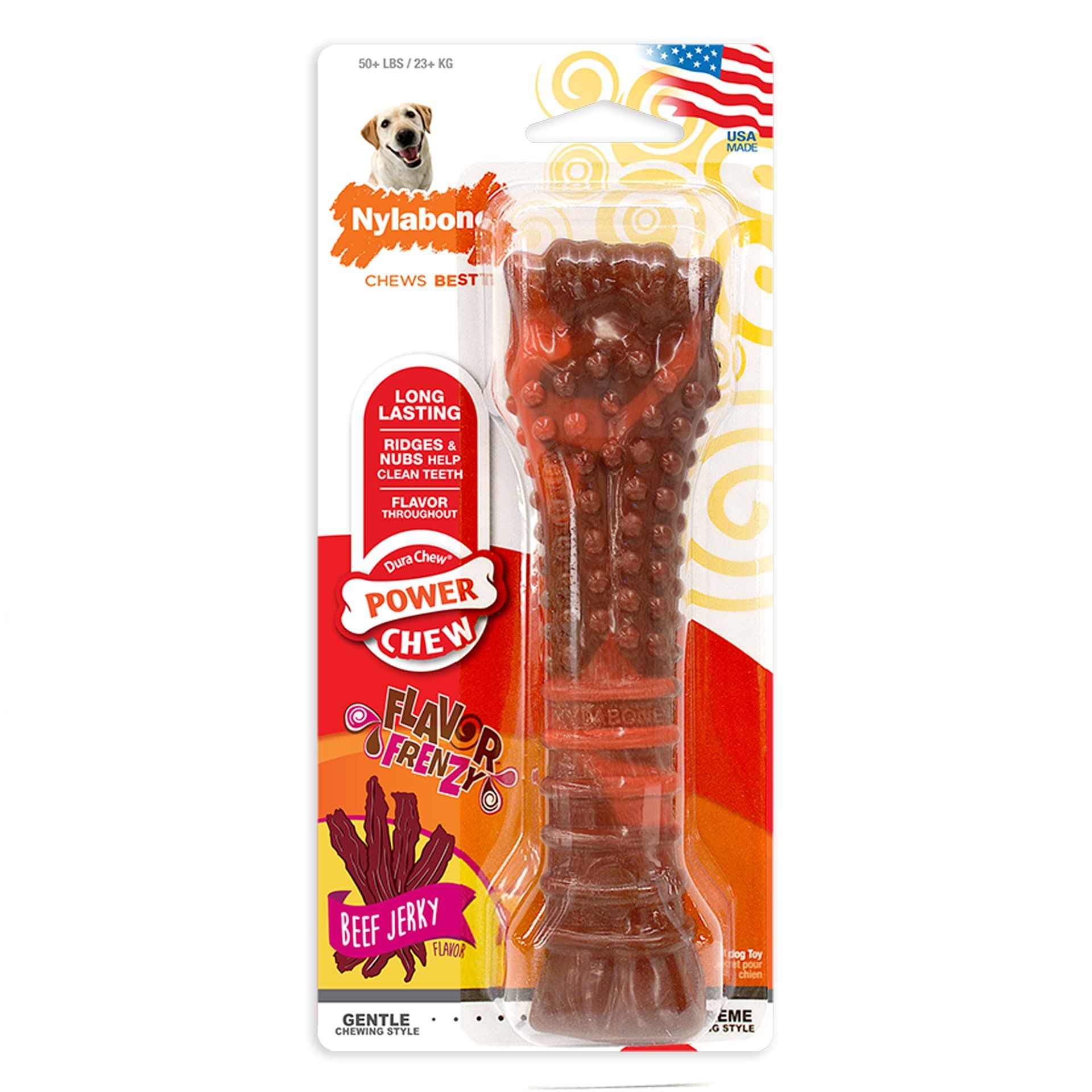 Nylabone Power Chew Textured Beef Jerky Flavor Souper