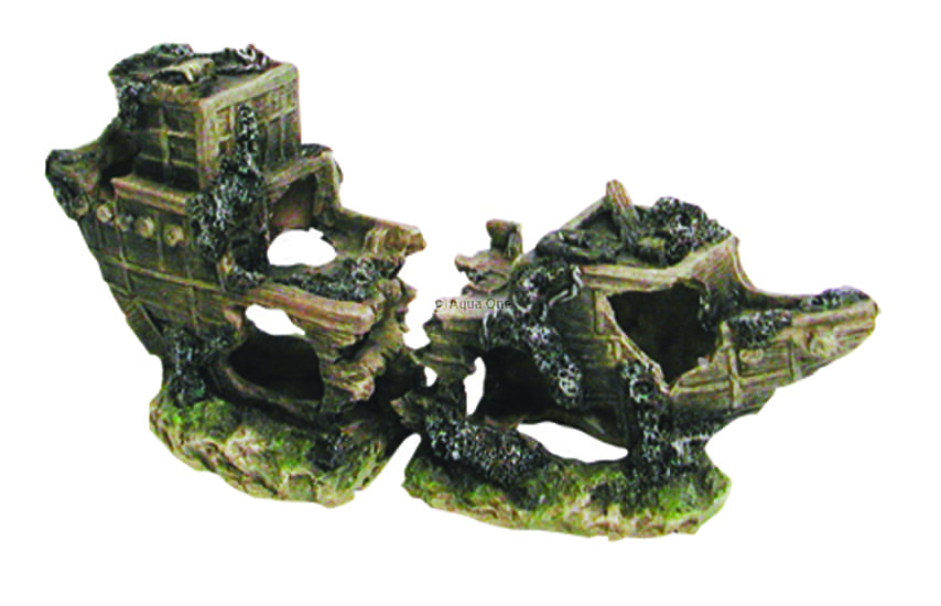 Aqua One Shipwreck (L) 70x33cm (U-331) 2 Piece