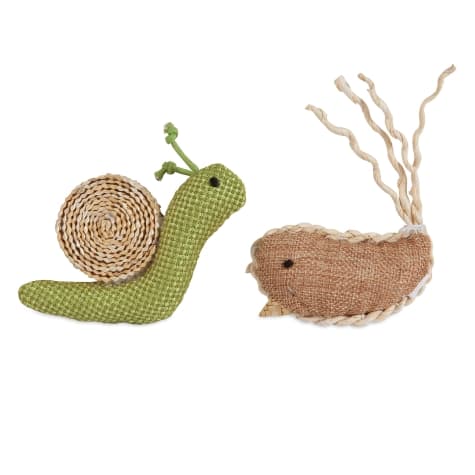 Petmate Jackson Galaxy Marinater Toy Snail/Narwhal 2-Pack