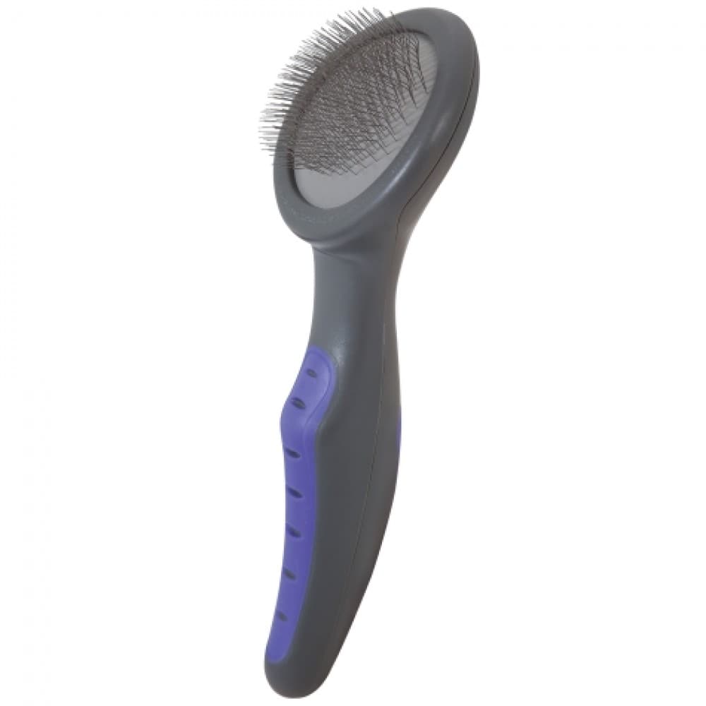 Petmate Jackson Galaxy Soft Grip Self-Cleaning Cat Slicker Brush