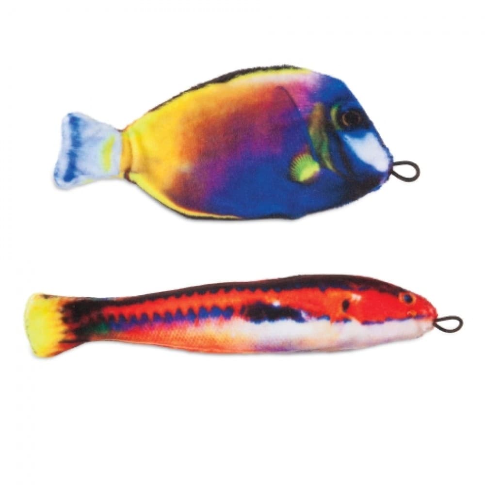 Petmate Jackson Galaxy Catch Of The Day Fish Cat Toys - 2-Pack