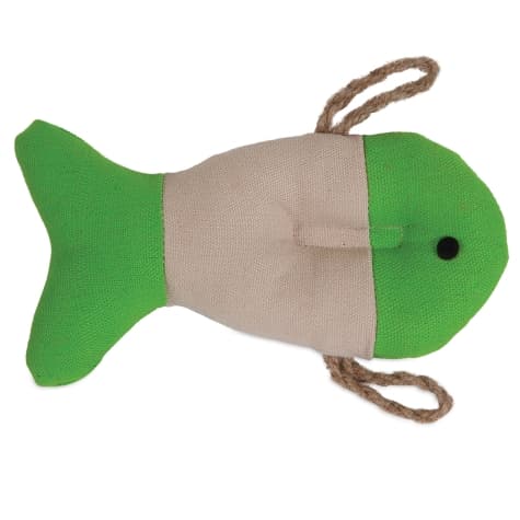 Petmate Jackson Galaxy Marinater Toy Natural Fish Lg