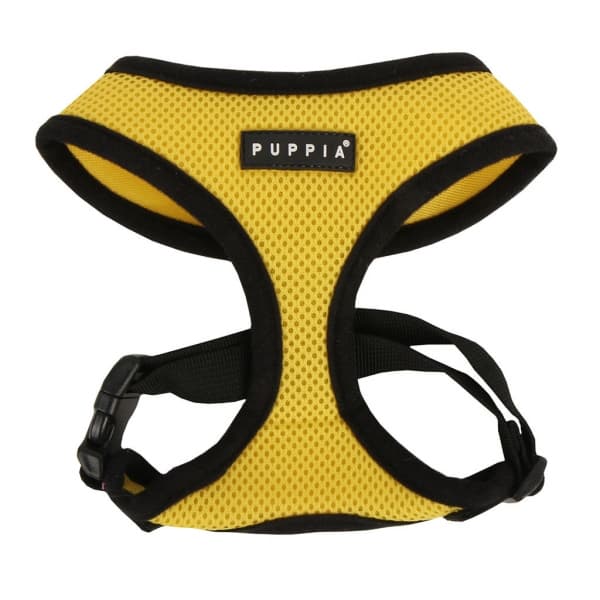 PUPPIA SOFT HARNESS YELLOW L Neck 14.5' Chest 20-29"