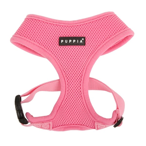 PUPPIA SOFT HARNESS PINK S Neck 9" Chest 12-19"