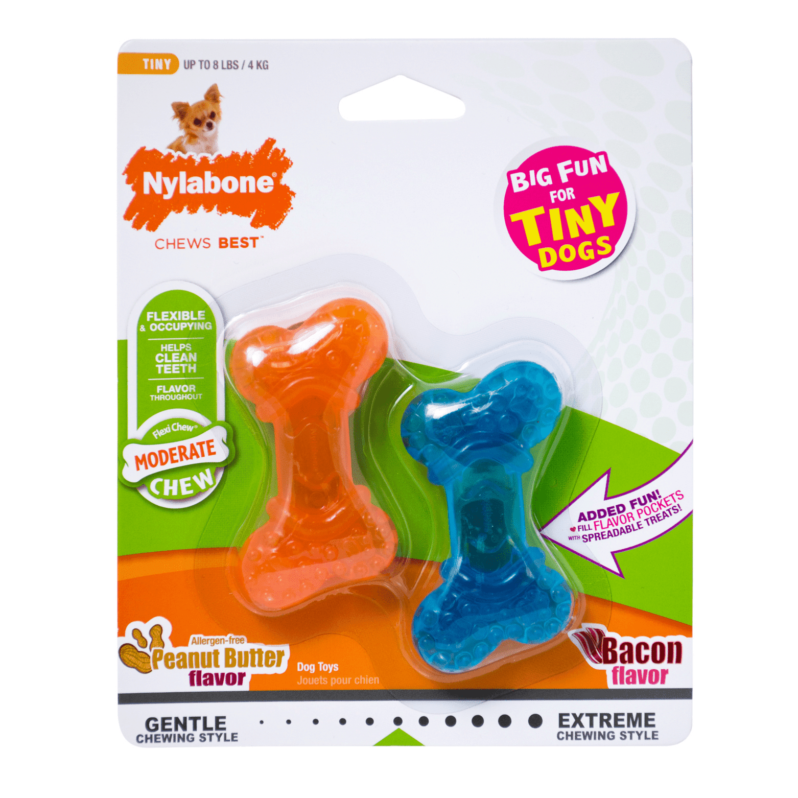 Nylabone Moderate Chew Mini Twin Pack Mini